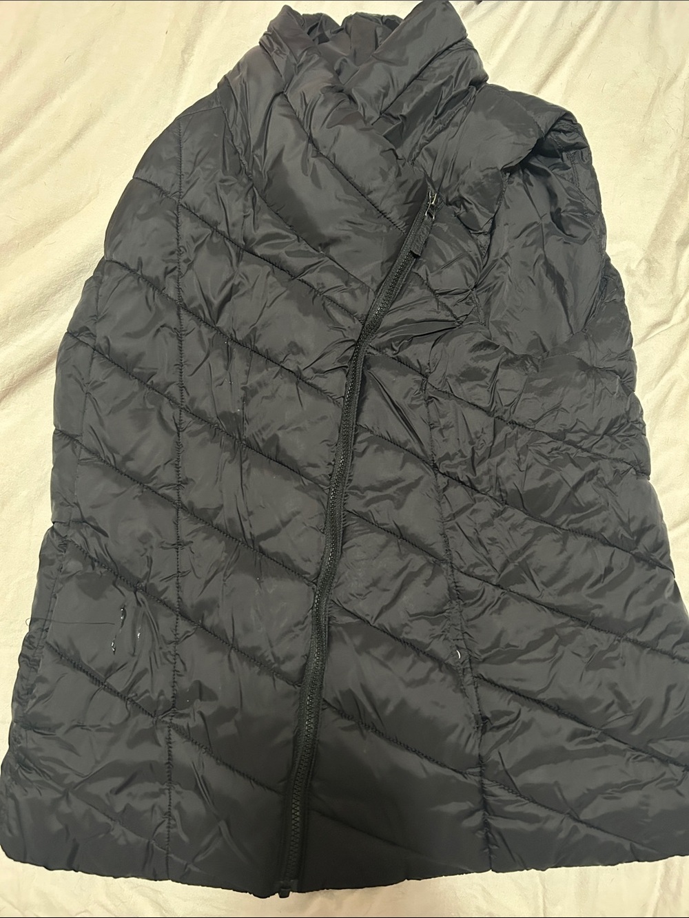 Women’s Black Quilted Puffer Coat - Classic Lightweight Jacket